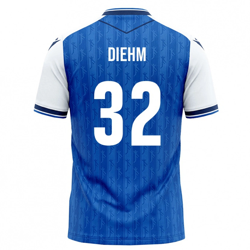 Danxen Kinder Vanessa Diehm #32 Königsblau Weiß Heimtrikot Trikot 2026/27 T-Shirt Schweiz