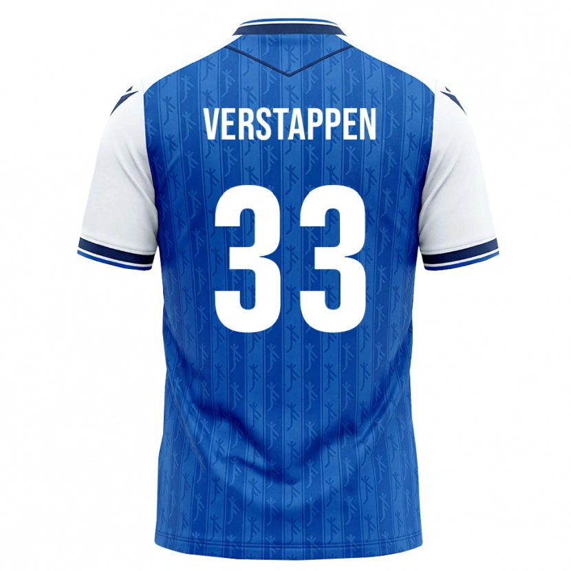 Danxen Kinder Eric Verstappen #33 Königsblau Weiß Heimtrikot Trikot 2026/27 T-Shirt Schweiz