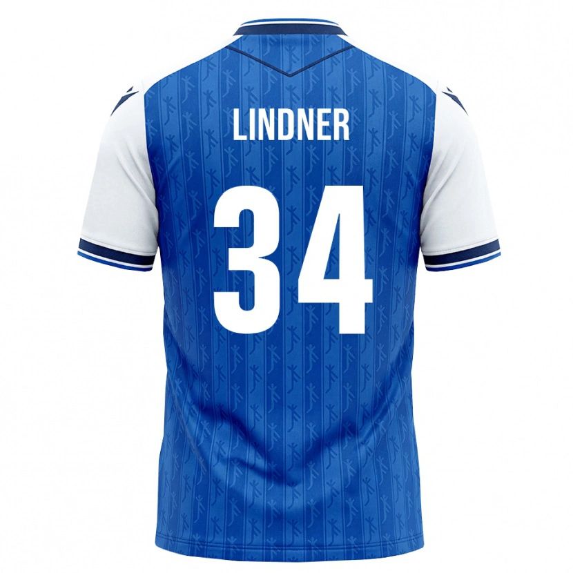 Danxen Kinder Sophie Lindner #34 Königsblau Weiß Heimtrikot Trikot 2026/27 T-Shirt Schweiz