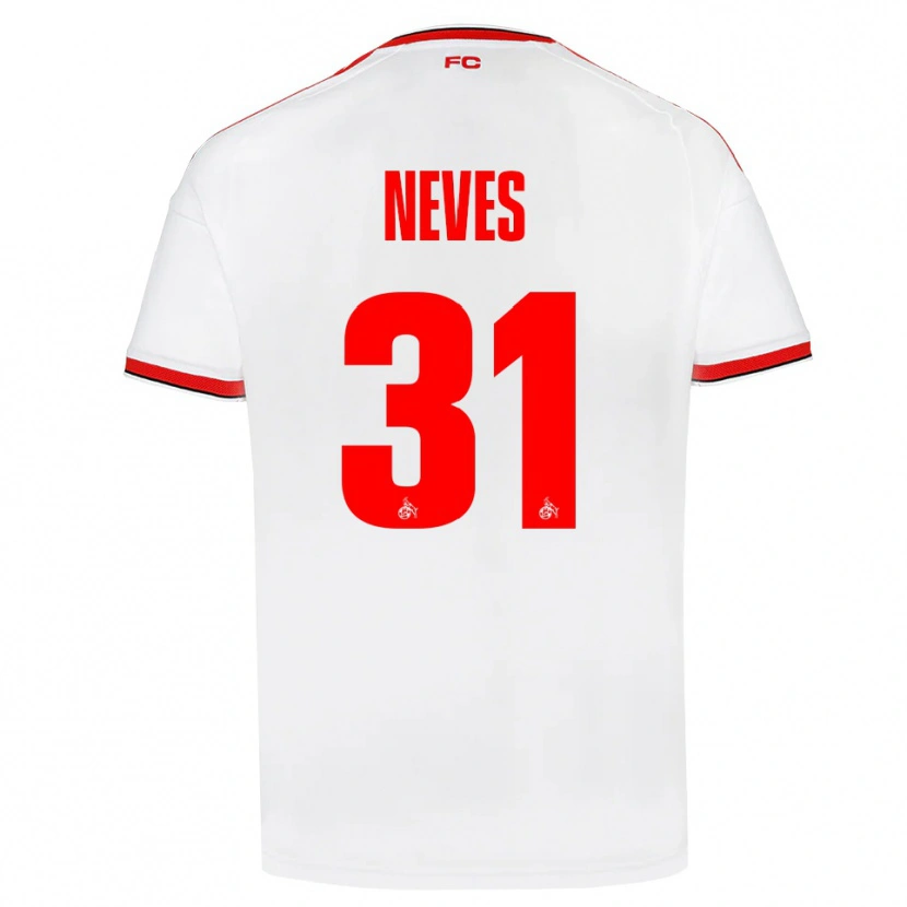 Danxen Kinder Gil Neves #31 Weiß Rot Schwarz Heimtrikot Trikot 2026/27 T-Shirt Schweiz