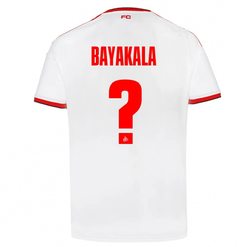 Danxen Kinder Aaron Bayakala #0 Weiß Rot Schwarz Heimtrikot Trikot 2026/27 T-Shirt Schweiz