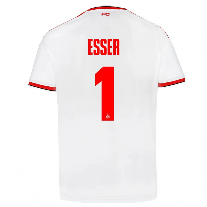 Danxen Kinder Jacob Esser #1 Weiß Rot Schwarz Heimtrikot Trikot 2026/27 T-Shirt Schweiz