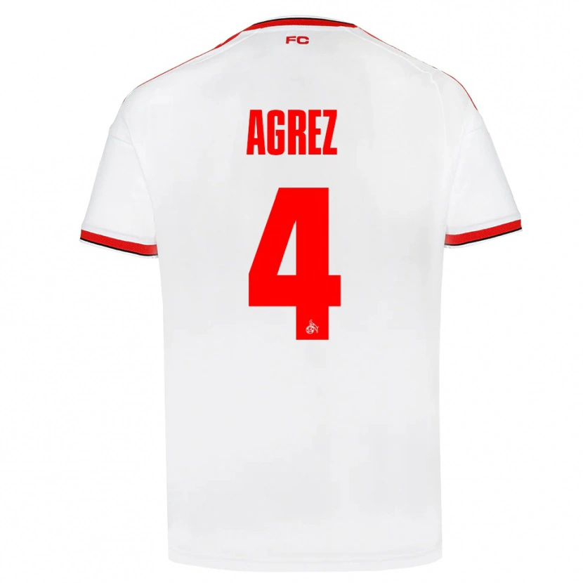 Danxen Kinder Sara Agrež #4 Weiß Rot Schwarz Heimtrikot Trikot 2026/27 T-Shirt Schweiz