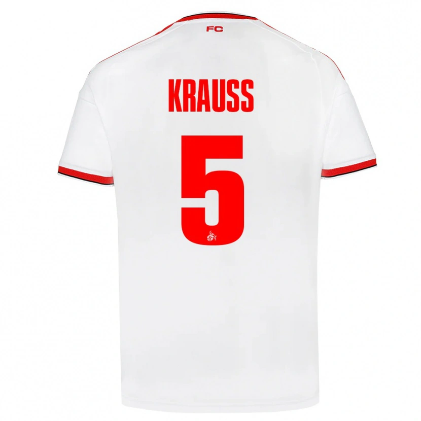 Danxen Kinder Tom Krauß #5 Weiß Rot Schwarz Heimtrikot Trikot 2026/27 T-Shirt Schweiz