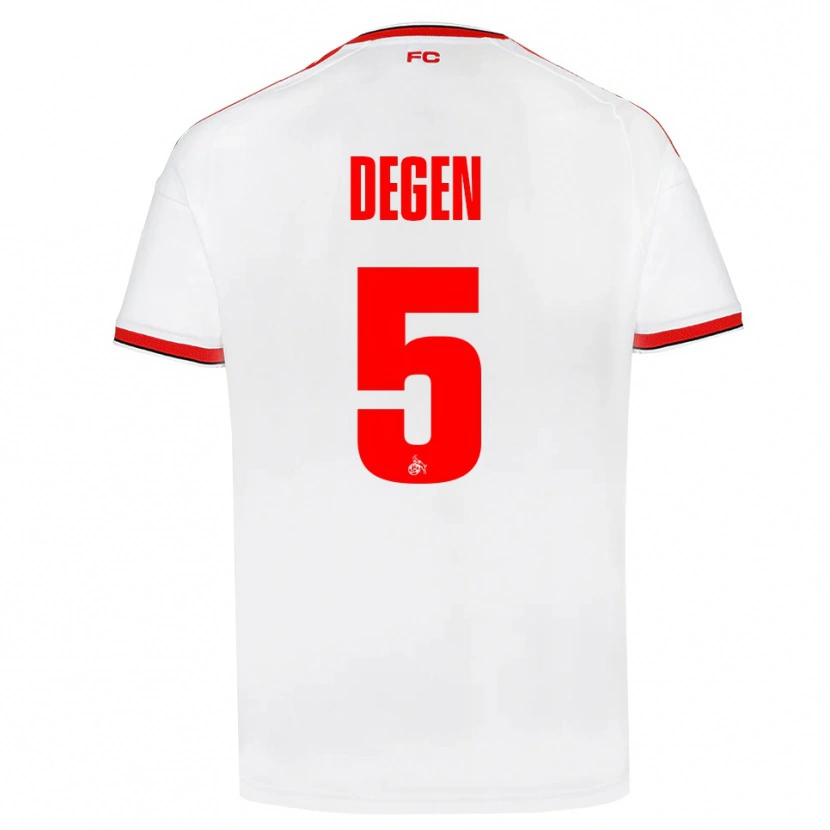 Danxen Kinder Celina Degen #5 Weiß Rot Schwarz Heimtrikot Trikot 2026/27 T-Shirt Schweiz