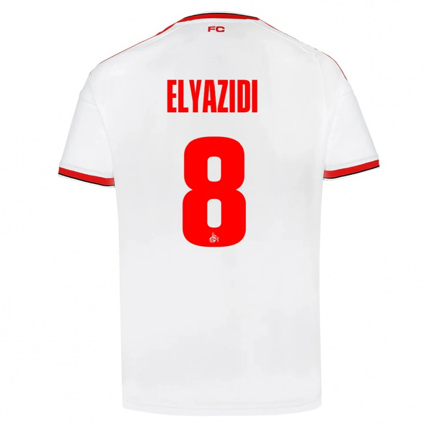Danxen Kinder Ilias Elyazidi #8 Weiß Rot Schwarz Heimtrikot Trikot 2026/27 T-Shirt Schweiz