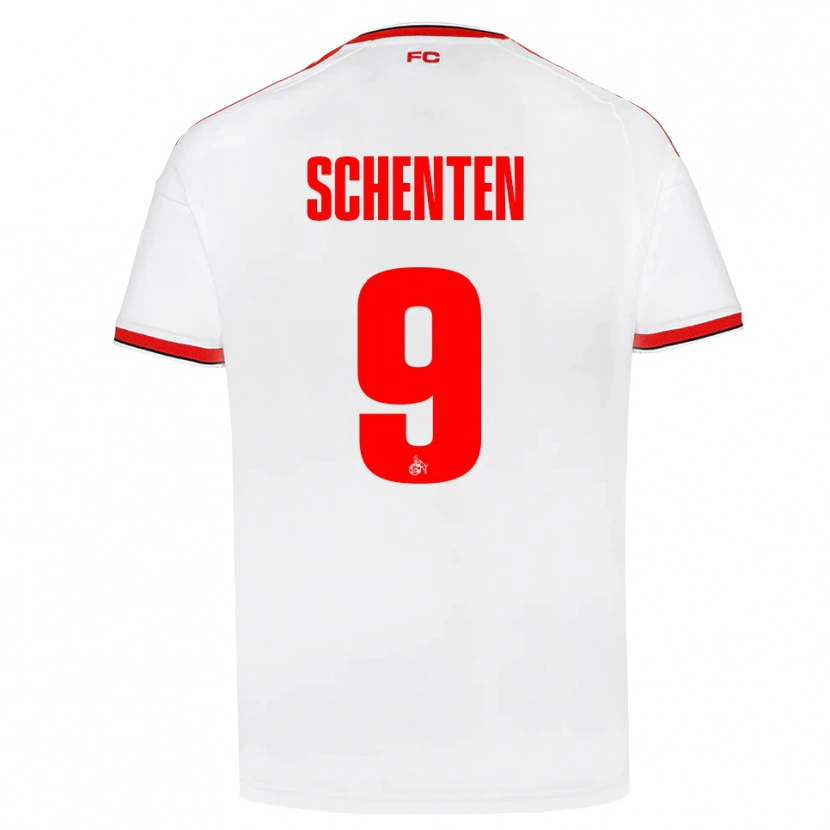 Danxen Kinder Fynn Schenten #9 Weiß Rot Schwarz Heimtrikot Trikot 2026/27 T-Shirt Schweiz
