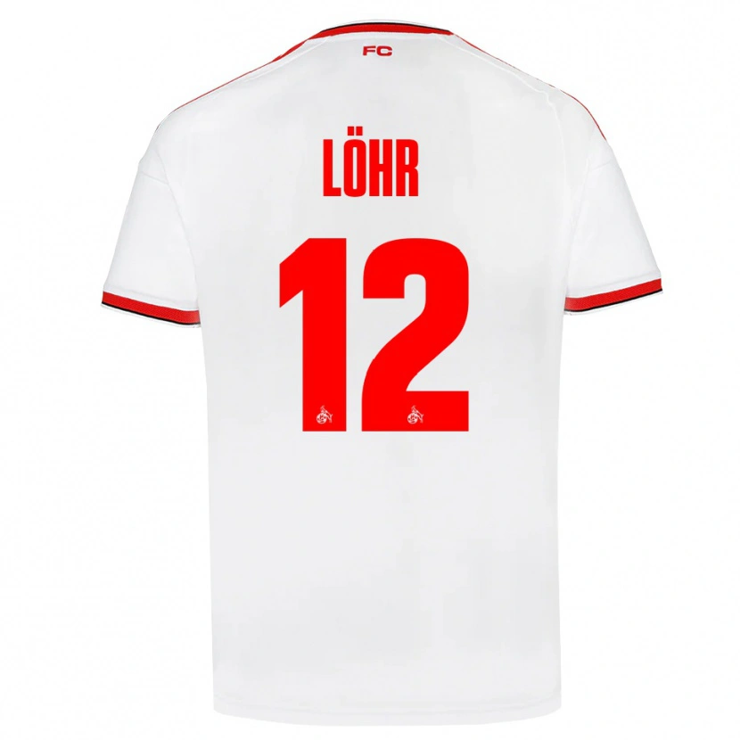 Danxen Kinder Max Löhr #12 Weiß Rot Schwarz Heimtrikot Trikot 2026/27 T-Shirt Schweiz