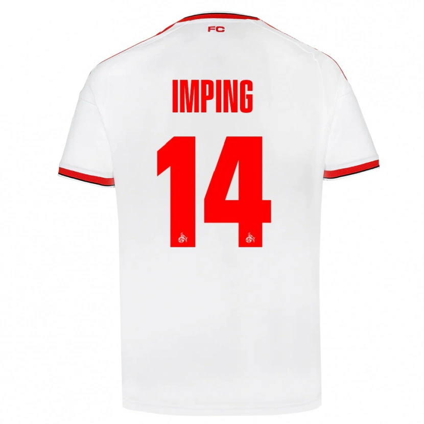Danxen Kinder Carlotta Imping #14 Weiß Rot Schwarz Heimtrikot Trikot 2026/27 T-Shirt Schweiz