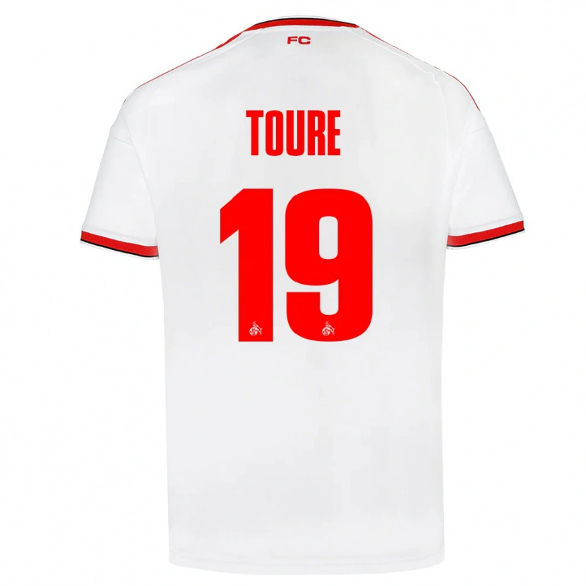 Danxen Kinder Safyan Toure #19 Weiß Rot Schwarz Heimtrikot Trikot 2026/27 T-Shirt Schweiz