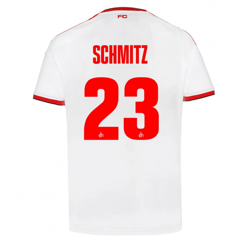 Danxen Kinder Timo Schmitz #23 Weiß Rot Schwarz Heimtrikot Trikot 2026/27 T-Shirt Schweiz