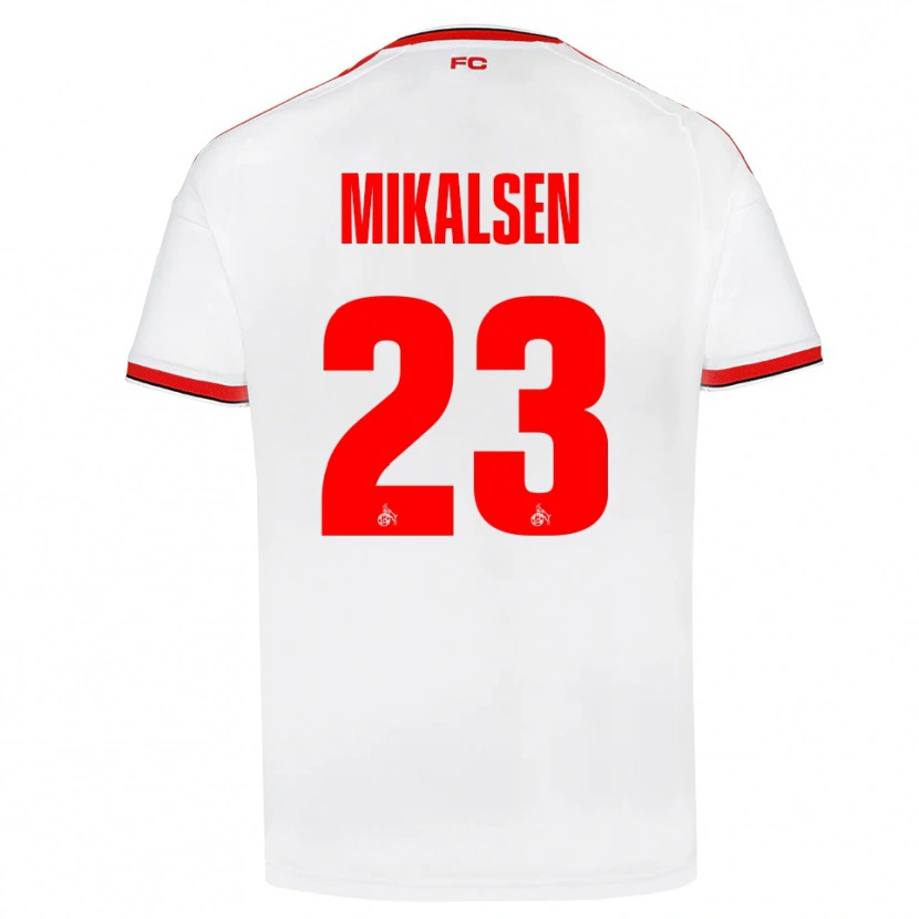 Danxen Kinder Aurora Mikalsen #23 Weiß Rot Schwarz Heimtrikot Trikot 2026/27 T-Shirt Schweiz