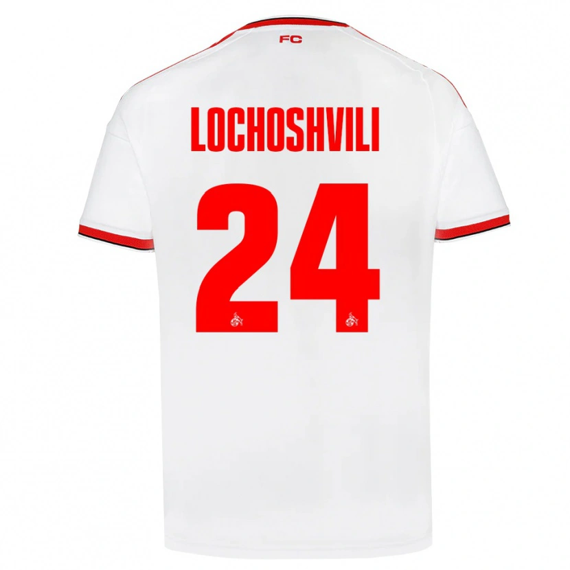Danxen Kinder Luka Lochoshvili #24 Weiß Rot Schwarz Heimtrikot Trikot 2026/27 T-Shirt Schweiz
