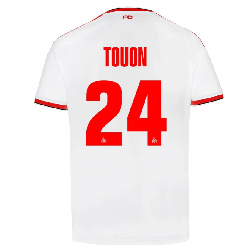 Danxen Kinder Ella Touon #24 Weiß Rot Schwarz Heimtrikot Trikot 2026/27 T-Shirt Schweiz