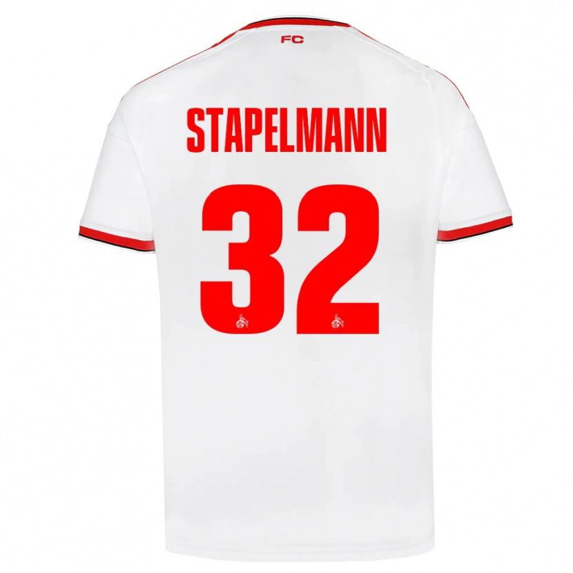 Danxen Kinder Luis Stapelmann #32 Weiß Rot Schwarz Heimtrikot Trikot 2026/27 T-Shirt Schweiz