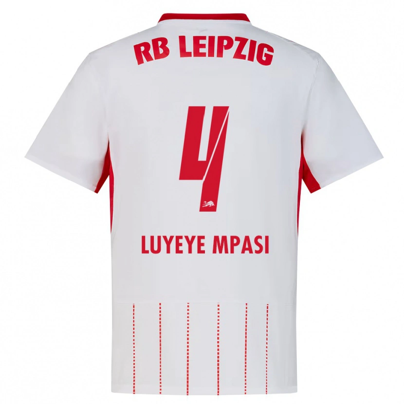 Danxen Kinder Seal Luyeye Mpasi #4 Rot Weiß Gelb Heimtrikot Trikot 2026/27 T-Shirt Schweiz