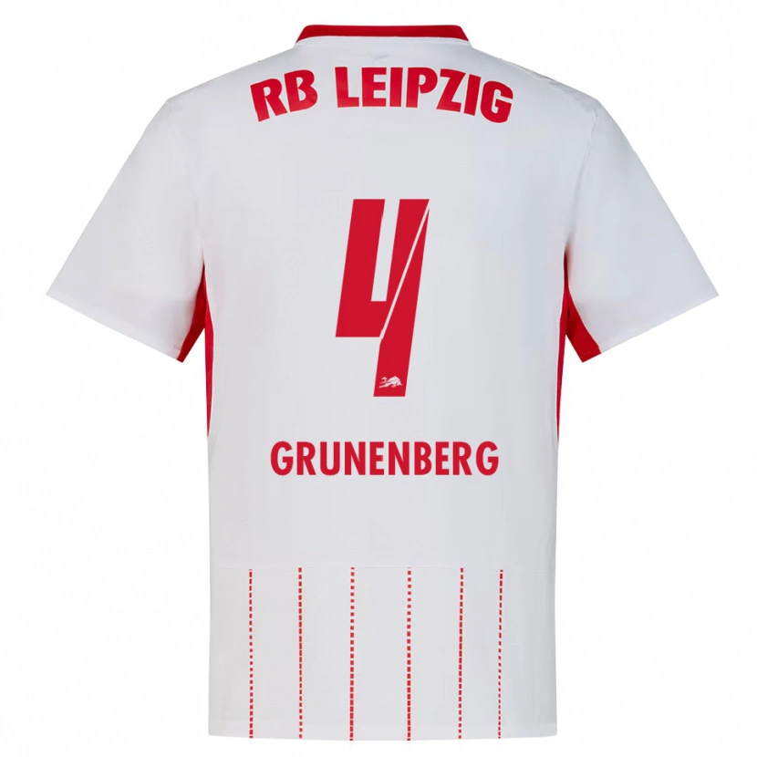 Danxen Kinder Rucy Grunenberg #4 Rot Weiß Gelb Heimtrikot Trikot 2026/27 T-Shirt Schweiz