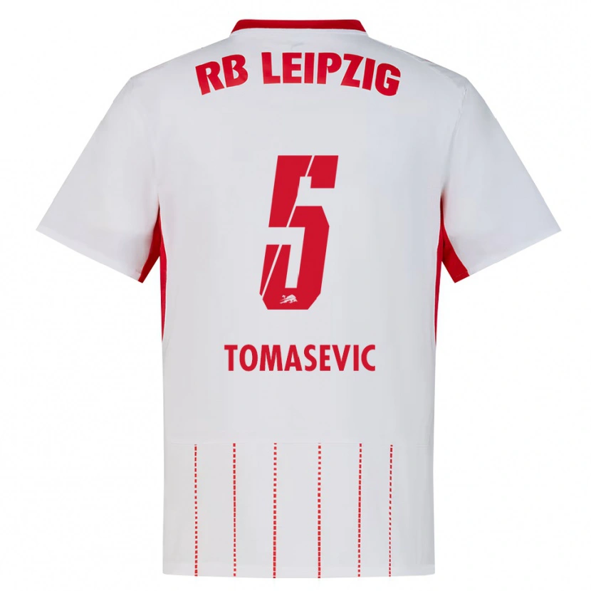 Danxen Kinder Niko Tomasevic #5 Rot Weiß Gelb Heimtrikot Trikot 2026/27 T-Shirt Schweiz