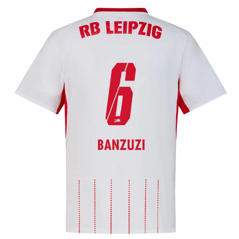 Danxen Kinder Ezechiel Banzuzi #6 Rot Weiß Gelb Heimtrikot Trikot 2026/27 T-Shirt Schweiz