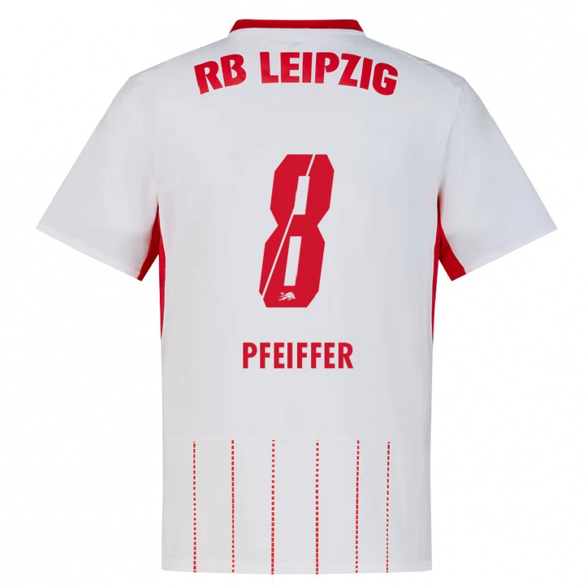 Danxen Kinder Jannik Pfeiffer #8 Rot Weiß Gelb Heimtrikot Trikot 2026/27 T-Shirt Schweiz