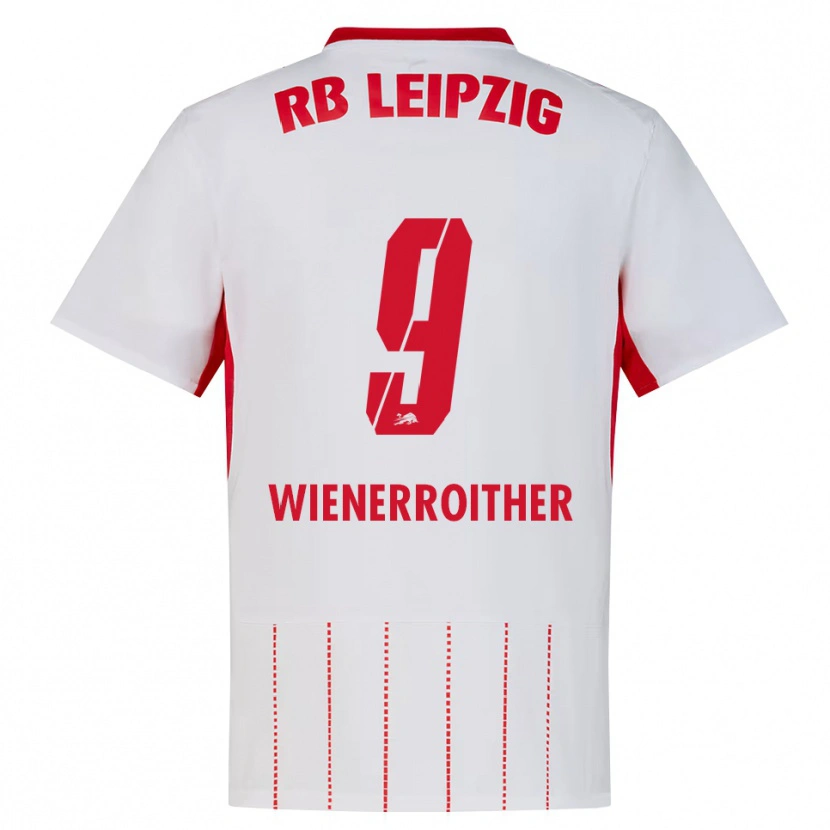 Danxen Kinder Katja Wienerroither #9 Rot Weiß Gelb Heimtrikot Trikot 2026/27 T-Shirt Schweiz