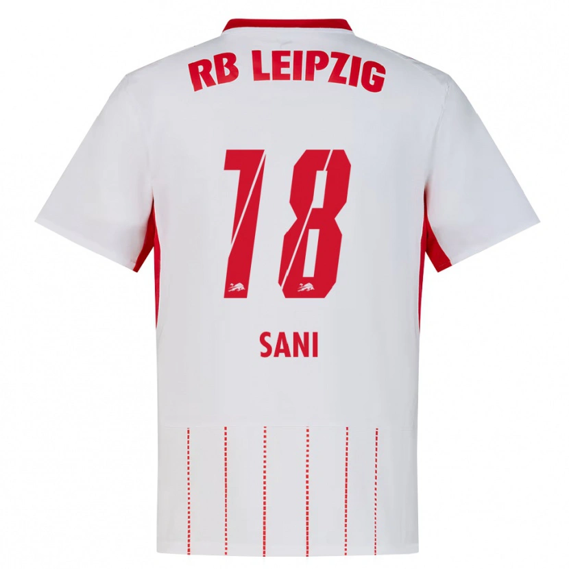 Danxen Kinder Suleman Sani #18 Rot Weiß Gelb Heimtrikot Trikot 2026/27 T-Shirt Schweiz