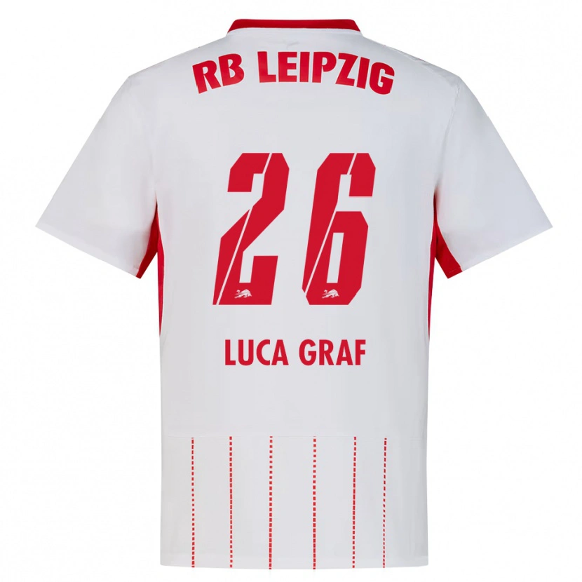 Danxen Kinder Luca Marie Graf #26 Rot Weiß Gelb Heimtrikot Trikot 2026/27 T-Shirt Schweiz