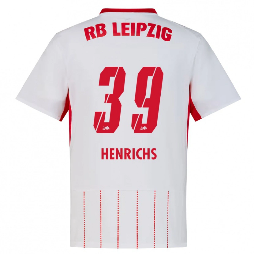 Danxen Kinder Benjamin Henrichs #39 Rot Weiß Gelb Heimtrikot Trikot 2026/27 T-Shirt Schweiz