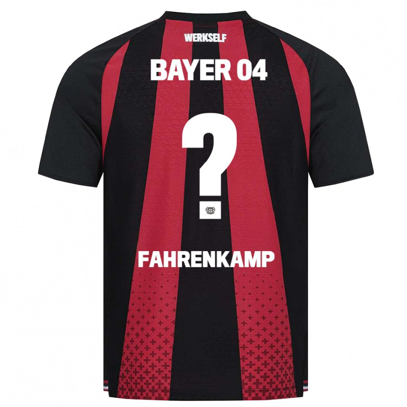 Danxen Kinder Mike Fahrenkamp #0 Schwarz Weiß Rot Heimtrikot Trikot 2026/27 T-Shirt Schweiz