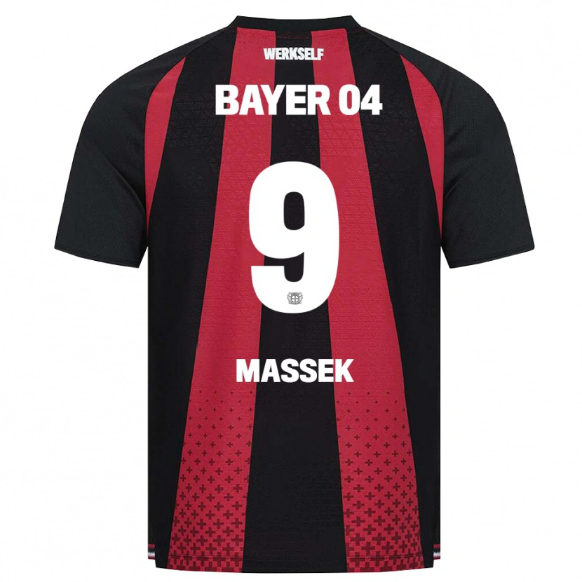 Danxen Kinder Ivan Massek #9 Schwarz Weiß Rot Heimtrikot Trikot 2026/27 T-Shirt Schweiz