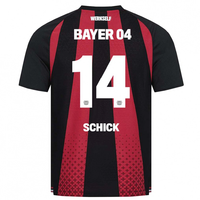 Danxen Kinder Patrik Schick #14 Schwarz Weiß Rot Heimtrikot Trikot 2026/27 T-Shirt Schweiz