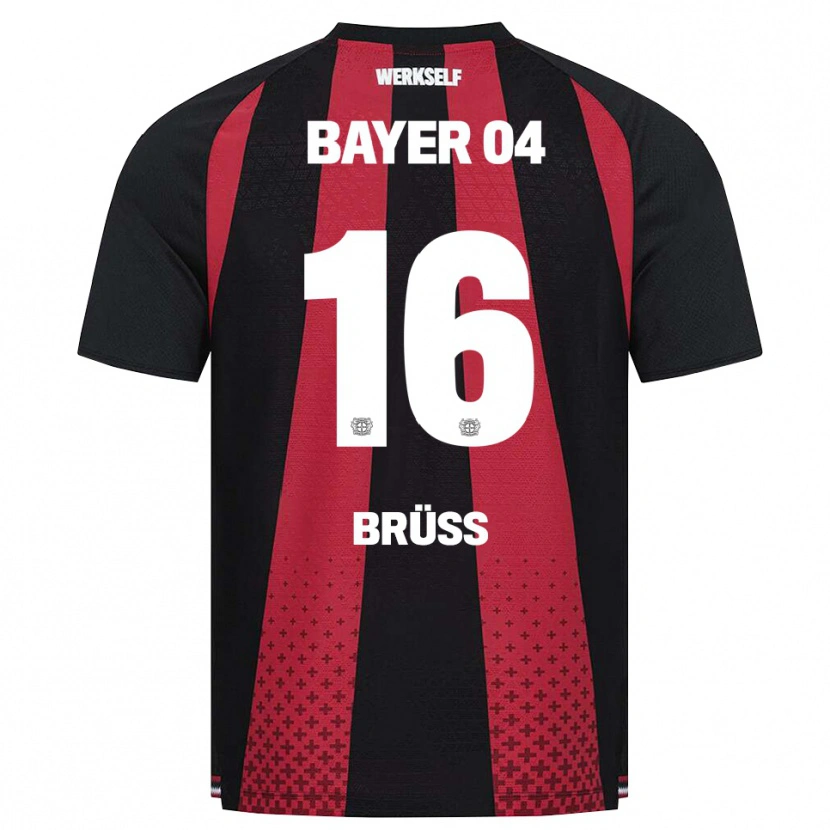 Danxen Kinder Tom Brüss #16 Schwarz Weiß Rot Heimtrikot Trikot 2026/27 T-Shirt Schweiz