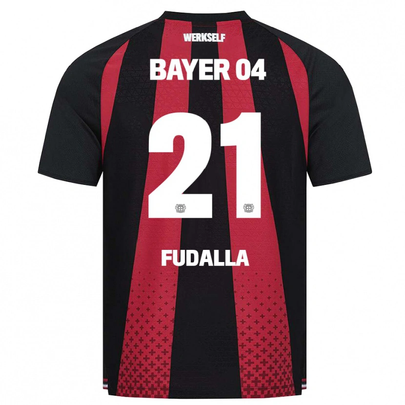 Danxen Kinder Vanessa Fudalla #21 Schwarz Weiß Rot Heimtrikot Trikot 2026/27 T-Shirt Schweiz