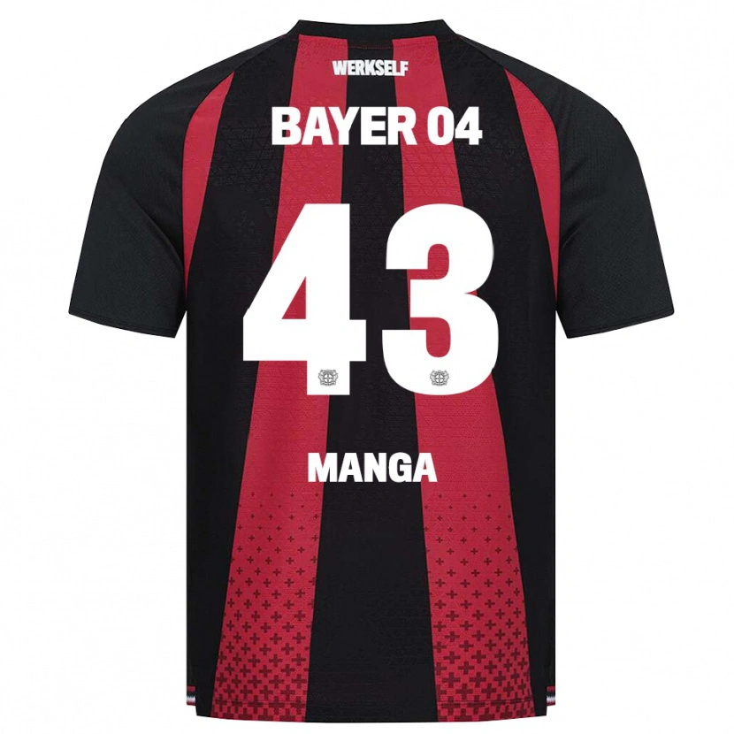 Danxen Kinder Edmond Manga #43 Schwarz Weiß Rot Heimtrikot Trikot 2026/27 T-Shirt Schweiz