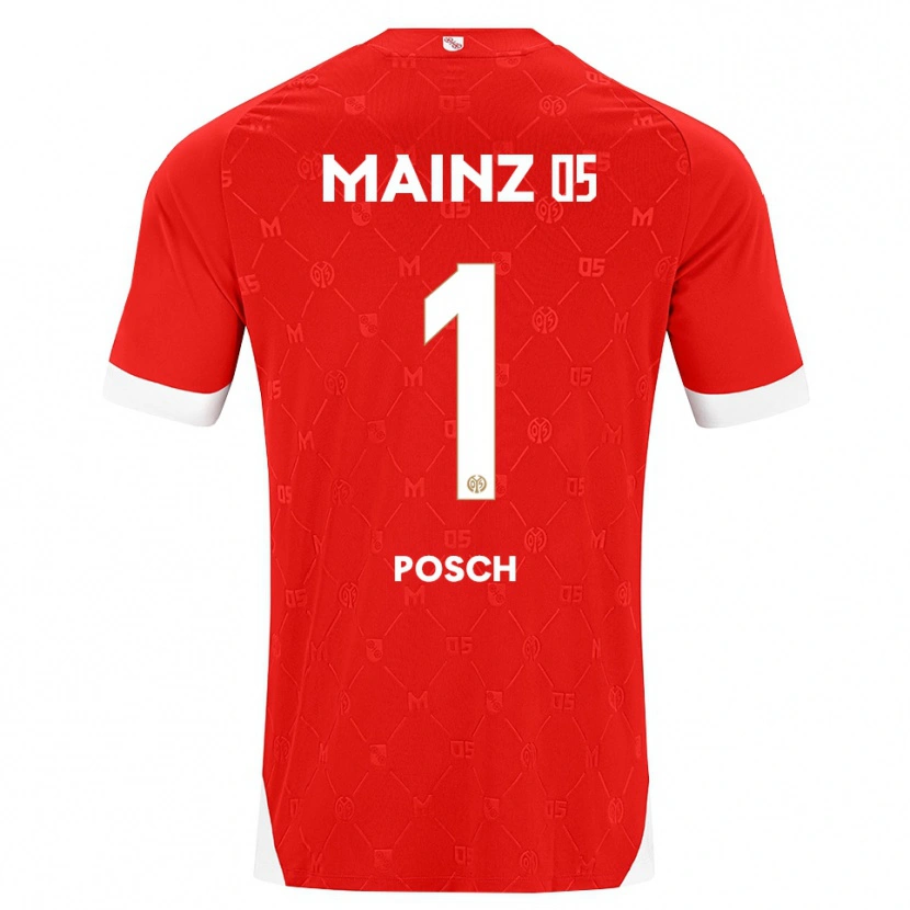 Danxen Kinder Daniel Posch #1 Rot Weiß Heimtrikot Trikot 2026/27 T-Shirt Schweiz