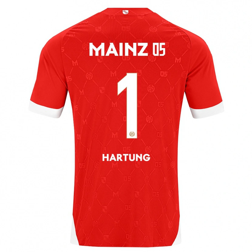 Danxen Kinder Nick Hartung #1 Rot Weiß Heimtrikot Trikot 2026/27 T-Shirt Schweiz