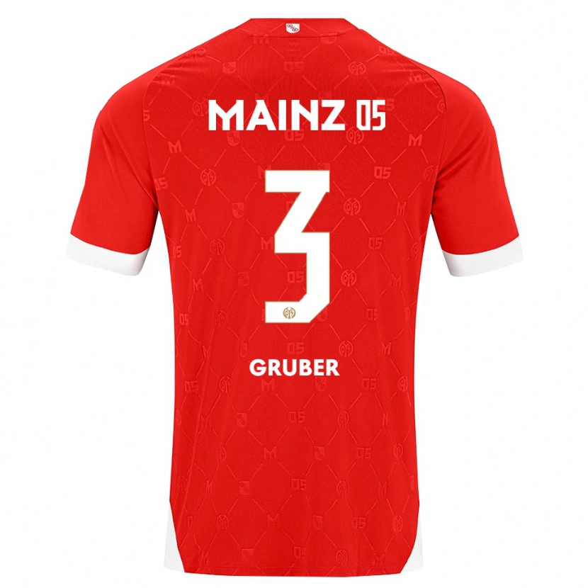 Danxen Kinder Fabio Gruber #3 Rot Weiß Heimtrikot Trikot 2026/27 T-Shirt Schweiz