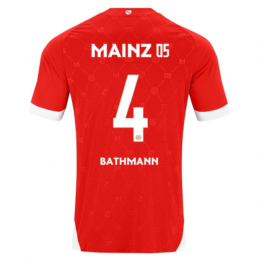 Danxen Kinder Kara Bathmann #4 Rot Weiß Heimtrikot Trikot 2026/27 T-Shirt Schweiz