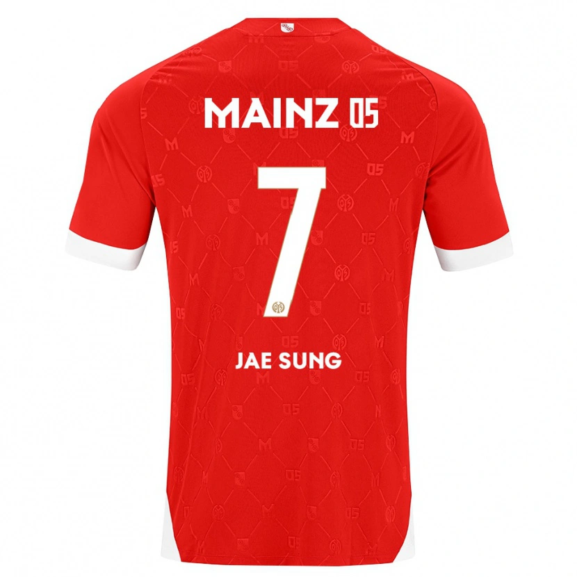 Danxen Kinder Jae-Sung Lee #7 Rot Weiß Heimtrikot Trikot 2026/27 T-Shirt Schweiz