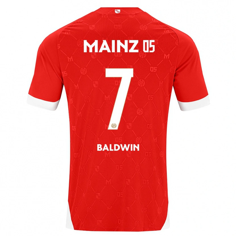 Danxen Kinder Kevin Baldwin #7 Rot Weiß Heimtrikot Trikot 2026/27 T-Shirt Schweiz