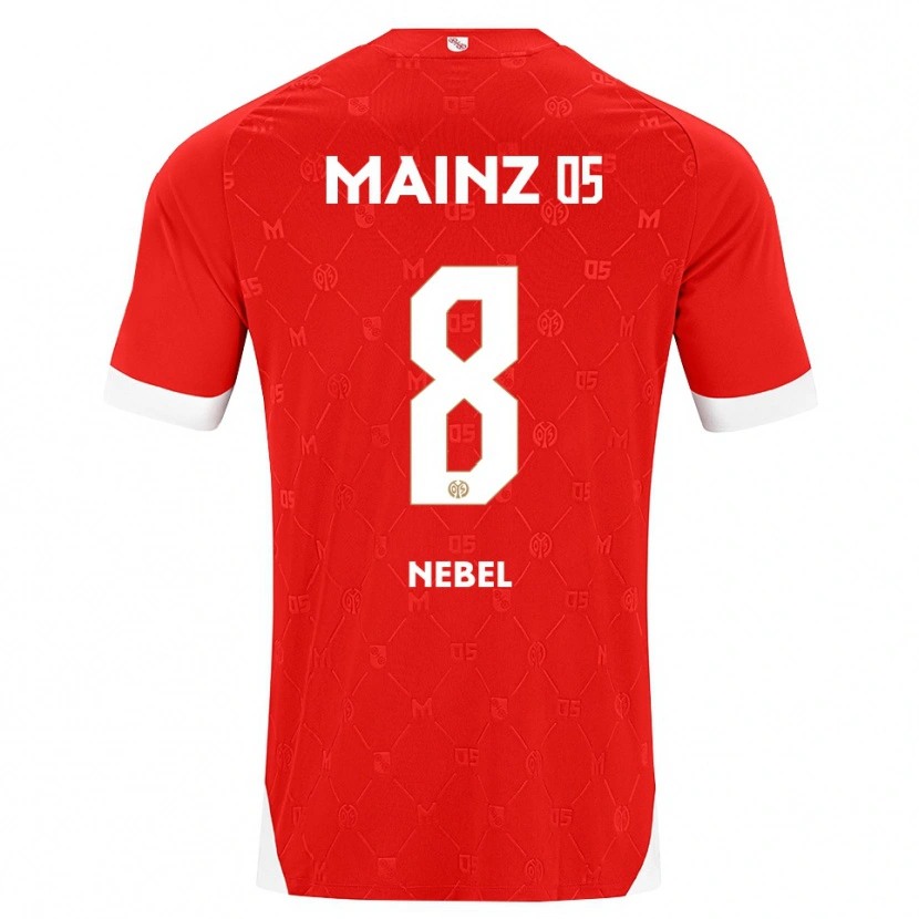 Danxen Kinder Paul Nebel #8 Rot Weiß Heimtrikot Trikot 2026/27 T-Shirt Schweiz