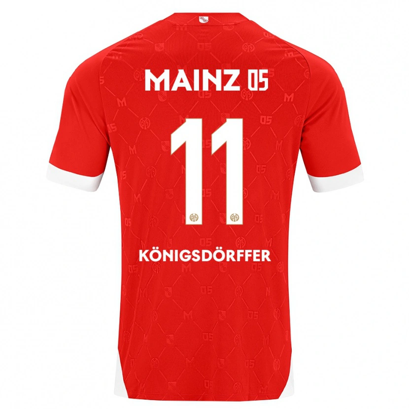 Danxen Kinder Ransford Königsdörffer #11 Rot Weiß Heimtrikot Trikot 2026/27 T-Shirt Schweiz