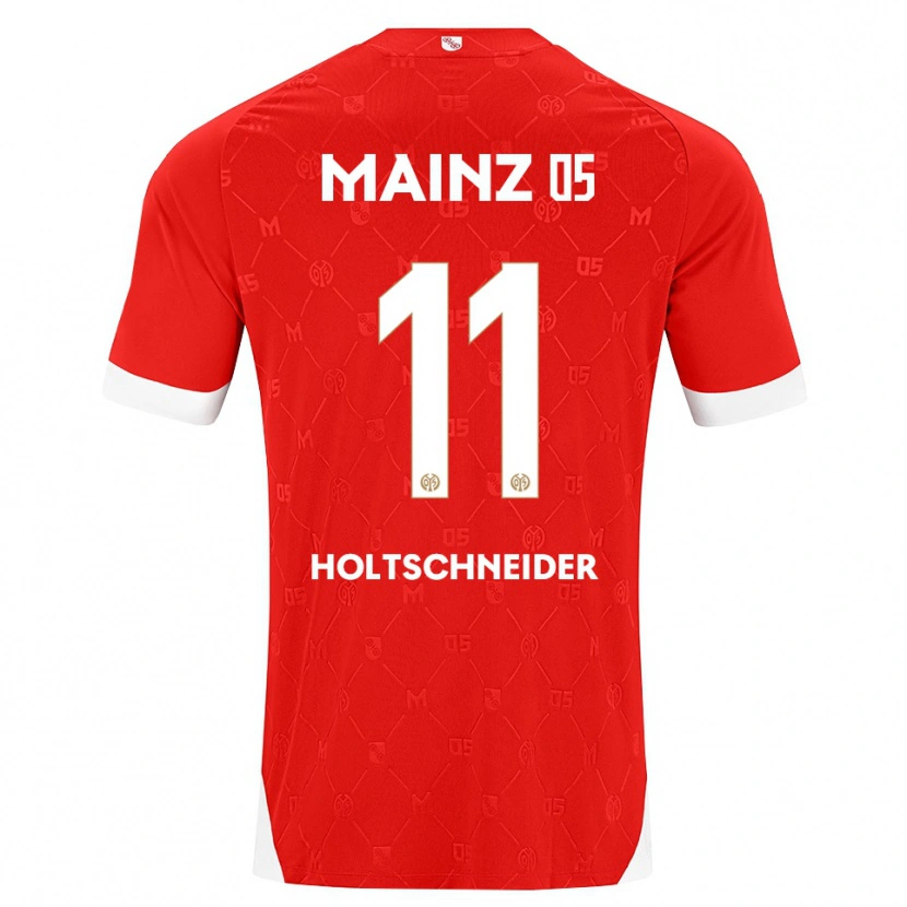 Danxen Kinder Hannah Holtschneider #11 Rot Weiß Heimtrikot Trikot 2026/27 T-Shirt Schweiz
