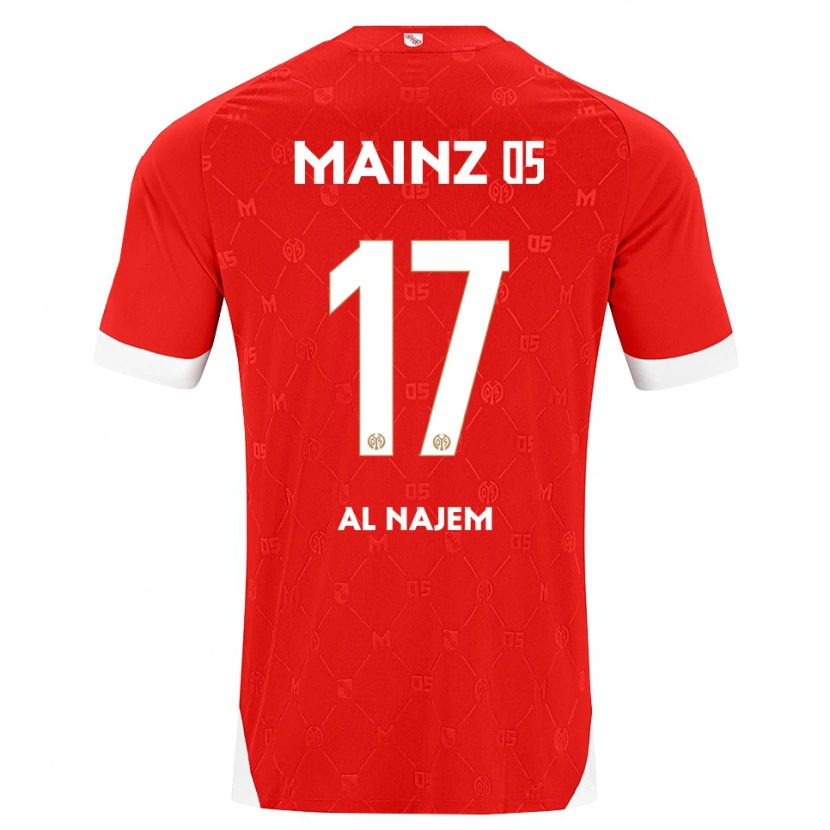 Danxen Kinder Salma Al Najem #17 Rot Weiß Heimtrikot Trikot 2026/27 T-Shirt Schweiz