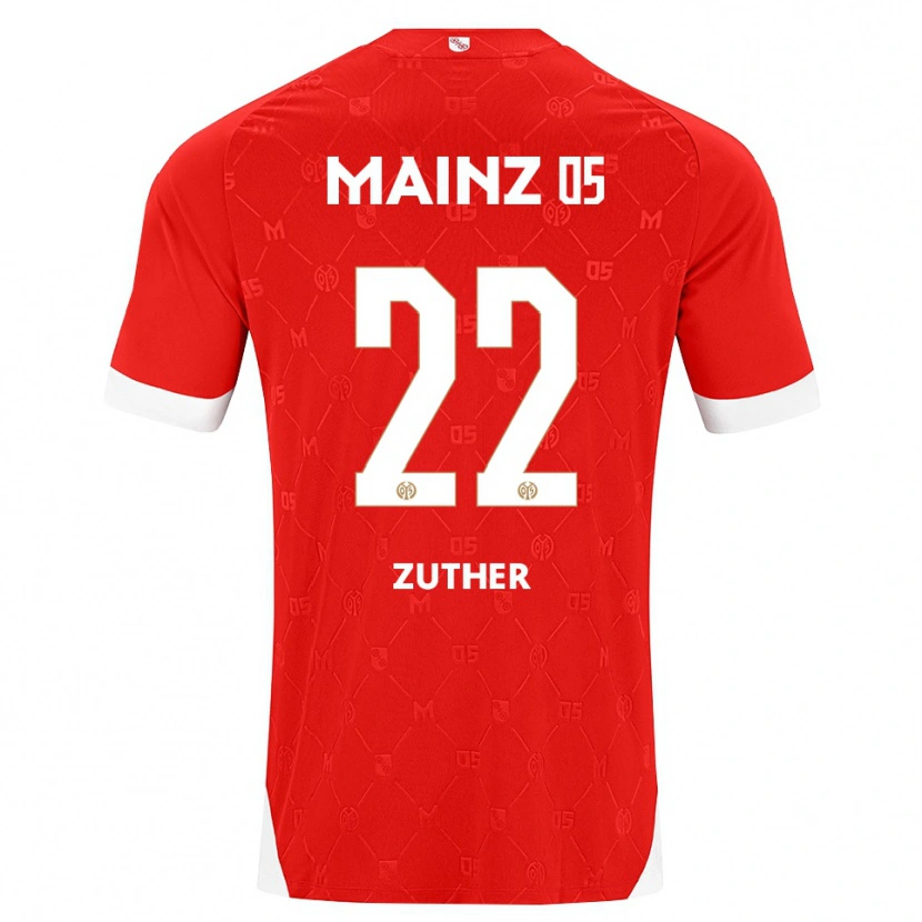Danxen Kinder Pit Zuther #22 Rot Weiß Heimtrikot Trikot 2026/27 T-Shirt Schweiz