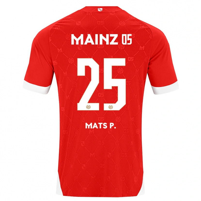 Danxen Kinder Mats Preßler #25 Rot Weiß Heimtrikot Trikot 2026/27 T-Shirt Schweiz