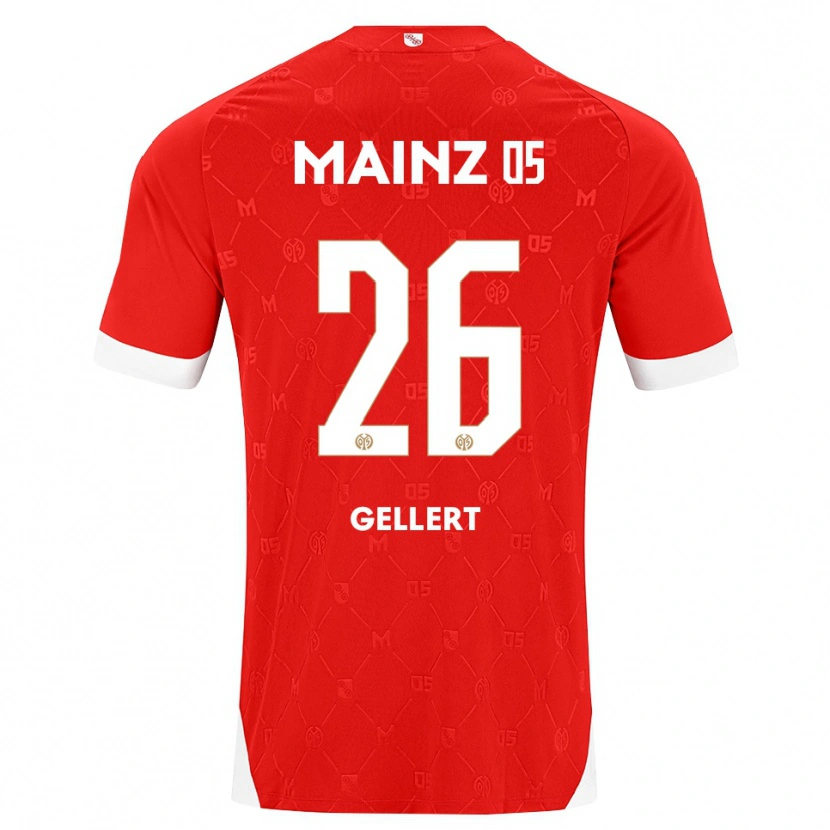 Danxen Kinder Mona Gellert #26 Rot Weiß Heimtrikot Trikot 2026/27 T-Shirt Schweiz