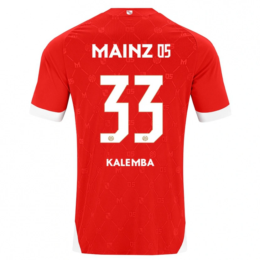 Danxen Kinder Marcel Kalemba #33 Rot Weiß Heimtrikot Trikot 2026/27 T-Shirt Schweiz