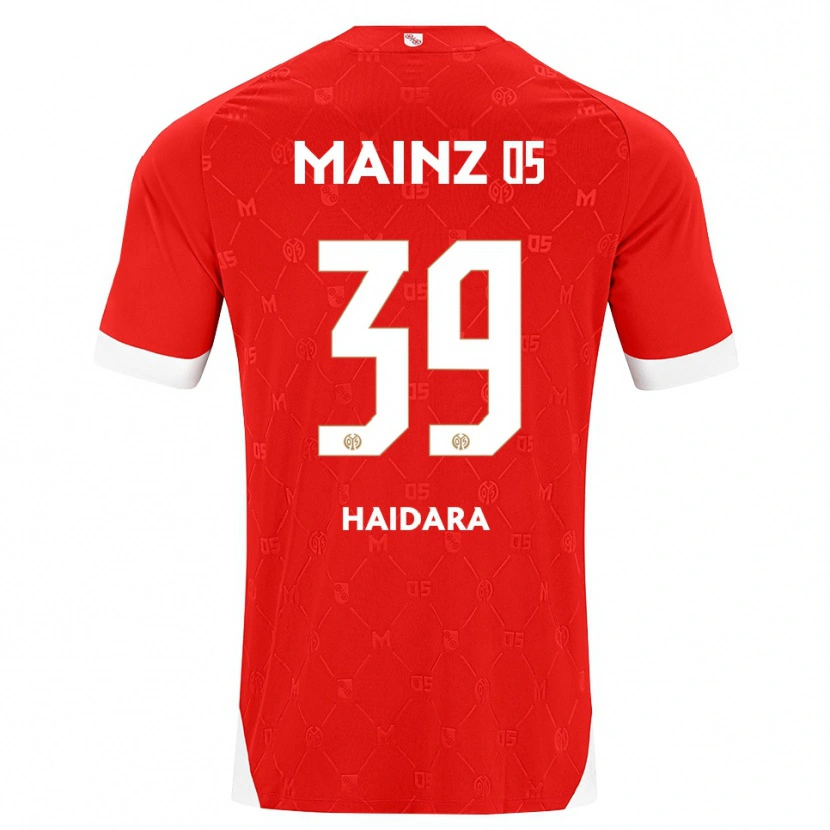Danxen Kinder Alynho Haidara #39 Rot Weiß Heimtrikot Trikot 2026/27 T-Shirt Schweiz