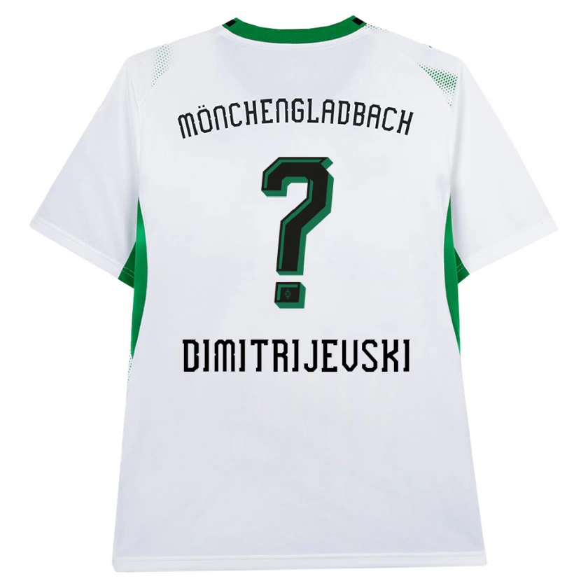 Danxen Kinder Maximilian Dimitrijevski #0 Weiß Schwarz Grün Heimtrikot Trikot 2026/27 T-Shirt Schweiz